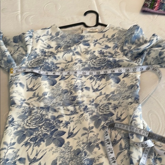 Sunday Cream Ruffled Tiered Gown with Bishop Sleeves - Picture 6 of 10